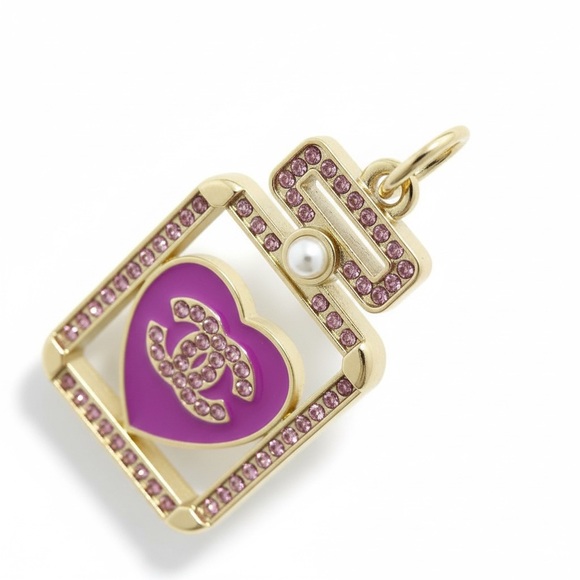 CHANEL Authentic Purple and Gold Pendant for Necklace - Picture 7 of 14